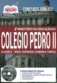 Concurso Colégio Pedro II 2017-CLASSE E - NÍVEL SUPERIOR (COMUM A TODOS)-ASSISTENTE EM ADMINISTRAÇÃO-ASSISTENTE DE ALUNOS